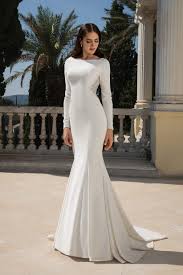 Straps or cap sleeve options also give modest brides lightweight coverage. 30 Best Long Sleeve Wedding Dresses 2020 Hitched Co Uk