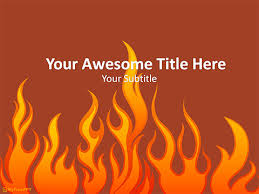 To play the animation, select the slide show tab on the ribbon, and then, in the start slide show group, select from current slide. Free Fire Powerpoint Templates Myfreeppt Com