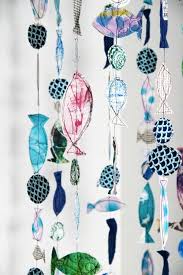 Sewing Patterns Fabric Fish Fish Mobile Crafts