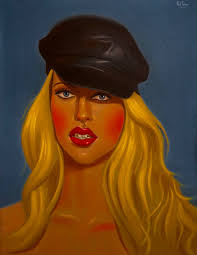 My new miniature painting of Jackie from That 70's Show! 6x6inches Oil