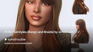 Holly Hairstyles (Bangs and Braids) by simstrouble