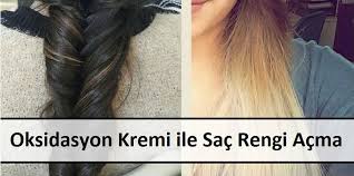 Oksidasyon Kremi Ile Sac Rengi Acma