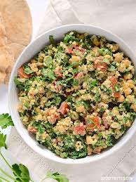 Falafel Salad With Homemade Tahini Dressing Vegan Budget Bytes Recipe Falafel Salad Bulgur Wheat Recipes Bulgur Recipes