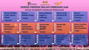 Walaupun kursus pendek ini ditawarkan kepada sesiapa saja, namun ia amat popular dalam kalangan wanita dan suri rumah yang mahu. Kolej Komuniti Taiping Kursus