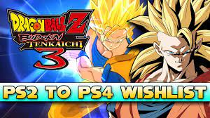 Nov 16, 2004 · for dragon ball z: Ps2 To Ps4 Wishlist Dragon Ball Z Budokai Tenkaichi 3 Ps2ps4 Dragon Ball Dragon Ball Z Dragon