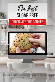 Keto sugar cookies taste just like traditional sugar cookies, only without the carb load. The Sugar Free Diva The Best Sugar Free Chocolate Chip Cookie Recipe Facebook