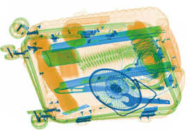 Conveyor X Ray Baggage Inspection System 100 160kv Airport Luggage Scanner