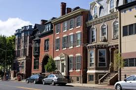 Rowhouses Trenton New Jersey Row House Capitol Building Federal Architecture