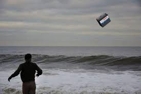 Why can't batteries go in the bin? Throwing Car Batteries Into The Ocean Know Your Meme