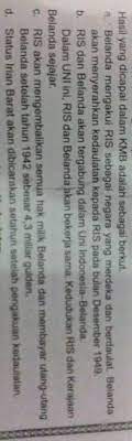 Konferensi meja bundar secara resmi ditutup di gedung parlemen belanda pada 2 november 1949. Sebutkan Hasil Konferensi Meja Bundar Brainly Co Id