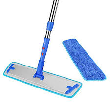 Flat Mop Floor Dust Mop Kit With 2 Microfiber Mop Pad Refill And 1 Nonslip Stainless Steel Extendable Han Microfiber Mop Pads Microfiber Mops Cleaning Pet Hair