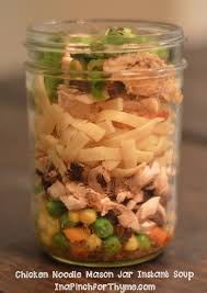 Chicken Noodle Mason Jar Instant Soup This Is The Perfect Way To Meal Prep For A Cold Week These Soups Are Mason Jar Soup Mason Jar Salad Mason Jar Meal Prep