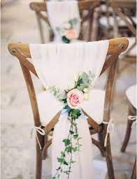 38 classy chair decoration ideas for indoor and outdoor weddings the first hand fashion news for females wedding chair decorations boho wedding decorations wedding decorations