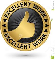 Muestra De Oro Del Trabajo Excelente Con El Pulgar Para Arriba, Ejemplo Del  Vector Ilustración del Vector - Ilustración de golden, divisa: 111199477