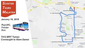 There are 3 ways to get from taman connaught mrt station to kota damansara by train, taxi or foot. Mrt Feeder T412 Mrt Taman Connaught To Alam Damai Youtube