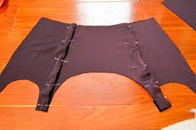 Sew the opposite edge of the ribbon to the lace. How To Make Your Own Garter Belt