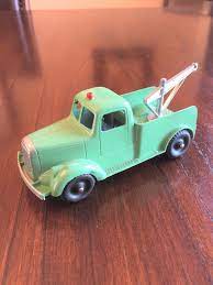 Vintage 1940s Die Cast Tootsie Toy Tow Truck Green Vg Vintage Cars Toys Diecast Toy