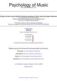 pdf single chords convey distinct emotional qualities to