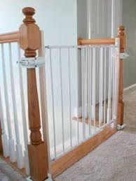 Baby Proof Child Gate Without Drilling Into Banister Diy Baby Gate Baby Gate For Stairs Banister Baby Gate
