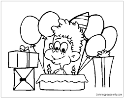The coloring sheets make great birthday cards. Birthday Gifts For Boys Coloring Pages Happy Birthday Coloring Pages Coloring Pages For Kids And Adults