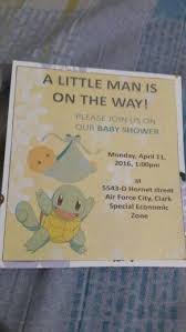 Pokemon Inspired Invitation For My Wife S Baby Shower Baby Wedding Baby Shower Baby Shower Games