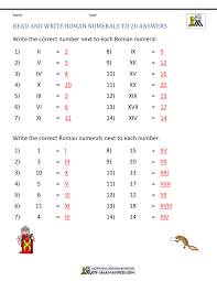 Check spelling or type a new query. Roman Numerals Worksheet