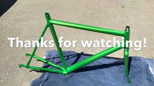 A discussion started in 2006 but continuing through 2019. Powder Coating An Aluminum Bicycle Frame Youtube