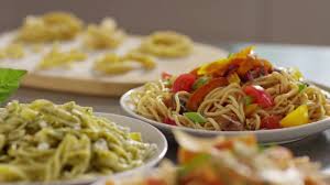 use the gourmet pasta press attachment