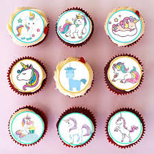 Amazing cupcake toppers for a unicorn lover!! 20pcs Lot Unicorn Cupcake Topper Edible Wafer Paper Baby Boy Birthday Love Gift Cake Decorating Tools Party Supply Cake Decorating Supplies Aliexpress