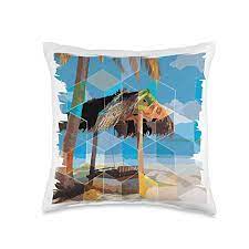 Harbor house beach house embroidered decorative pillow. Get The Travel Theme Decorative Pillows Camper Gift Women Camping Decorative Travel Rv Camper Hawaiian Beach Throw Pillow 16x16 Multicolor From Amazon Now Accuweather Shop