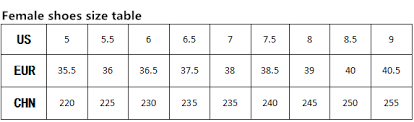 Anta Size Guide