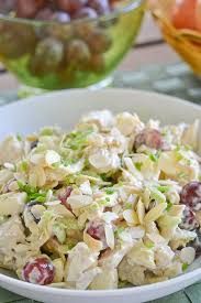 Curried Chicken Salad With Apples And Grapes Salu Salo Recipes Recipe Chicken Salad With Apples Grape Recipes Chicken Curry Salad