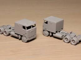 Kenworth k100 aluminum fuel tanks. 1 160 N Scale Kenworth K100 Tractor X2 By Nscaleaddict On Shapeways N Scale Shapeways Kenworth