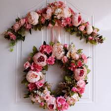 Assorted picture hanging kit | 220 piece assortment with wire, picture hangers, hooks, nails and hardware for frames. Artificial Peony Flower Mirror Wall Door Wreath Garland Hanging Wedding Decor Ebay