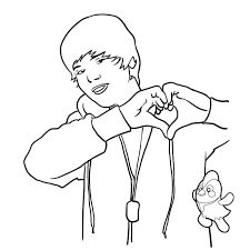 Featuring lots of justin bieber pictures to choose from! Justin Bieber Printable Coloring Pages Coloring Home