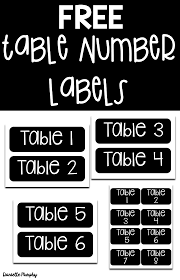 Table Number Signs Freebie Classroom Table Signs Table Numbers Classroom Table Numbers