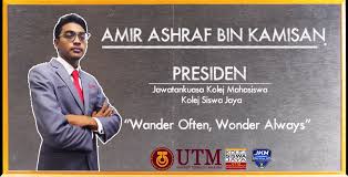 Minggu interaksi senior junior (misju) kolej kediaman ungku aziz dimulakan dengan taklimat dan pemberian kad merit pada malam 18 september 2012 (selasa). Jkmksj On Twitter Introducing Our Jkm President For 2018 2019 Amir Amir Neko Utm Utmkl Ksj Jkm President