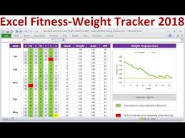 Workout log template excel luxury bodybuilding excel spreadsheet. Excel Fitness Tracker And Weight Loss Tracker For 2018 Exercise Planner Weight Tracker Spreadsheet Youtube