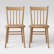 Establish casual, coastal aesthetic in your dining room by rolling out a blue and white striped area rug for a pleasant pop of pattern, then pull six of these stylish brookwood solid wood side chairs around a whitewash wood. White Wooden Kitchen Chairs Target