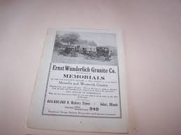 1918 ERNST WUNDERLICH GRANITE CO