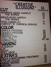Diy Salon Price List Before Hair Salon Prices Hair Salon Price List Salon Price List