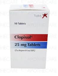 Our main products treat depression/anxiety, schizophrenia, alcohol dependence, bipolar i disorder, epilepsy, huntington's. Clopixol Tab 25mg 50 S