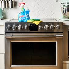 how to clean oven door inside