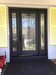 We are considering a high end pella sliding glass door, with blinds between the panes. Fiberglass Francesca Glass Entry Door