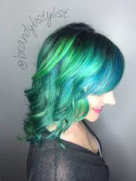Green Hair Blue Hair Aqua Hair Vivid Hair Color Mermaid Hair Hair Color Brandybstylist On Instagram Hair Color Pictures Green Hair Dye Vivid Hair Color