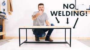 For just $64, the peak 10 product would make for a cool industrial dining table, and with so many color options, you can make these furniture legs feel much more expensive than they really are. Diy Metal Based Coffee Table W No Welding Modern Builds Youtube
