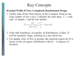 The Kruskal Wallis H Test Ppt Video Online Download