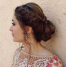 Most Beautiful Engagement Hairstyles Style Pk Engagement Hairstyles Bridal Hair Buns Lehenga Hairstyles