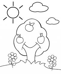 Parents may receive compensation when you click through and purchase from links contained on this website. Preschool Coloring Page Apple Tree Kidspressmagazine Com