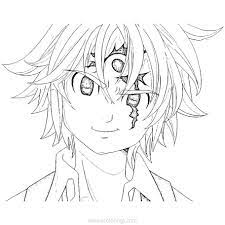 Choose a label background color check out other seven deadly sins characters tier list recent rankings. Meliodas From The Seven Deadly Sins Coloring Pages Nanatsu No Taizai Xcolorings Com